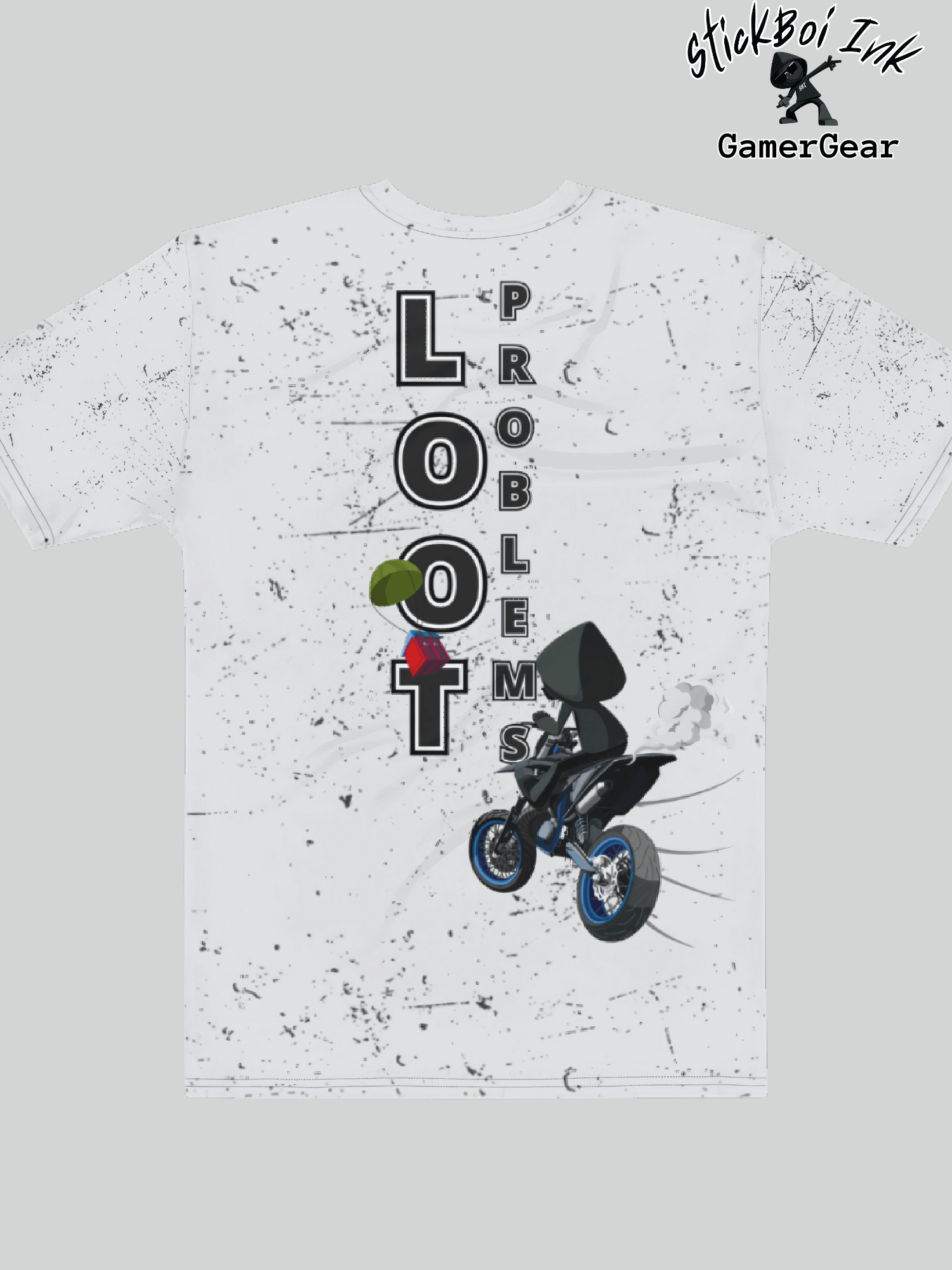 Battle Royale Gamer Shirt - Loot Problems by StickBoi Ink product image (1)