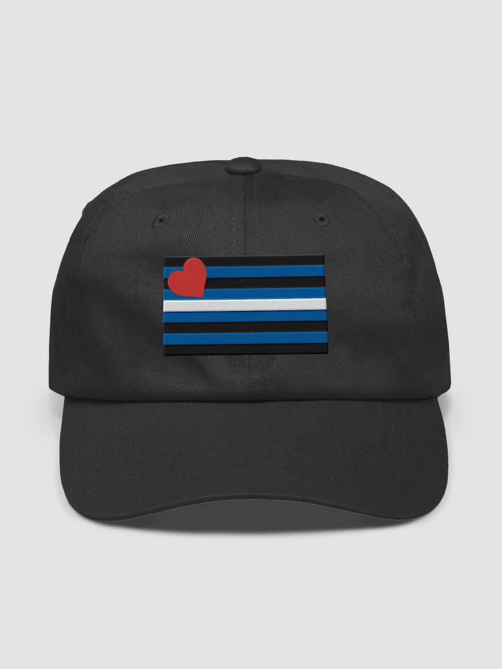 Leather, Latex, & BDSM Pride Flag - Embroidered Hat product image (1)