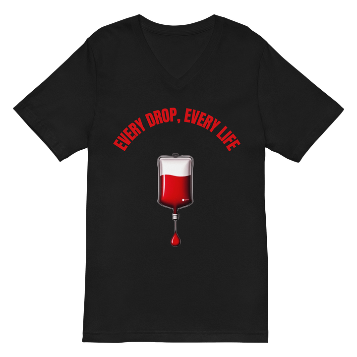 transfusion, Lifeblood, every drop, every life V-Neck Tee product image (3)