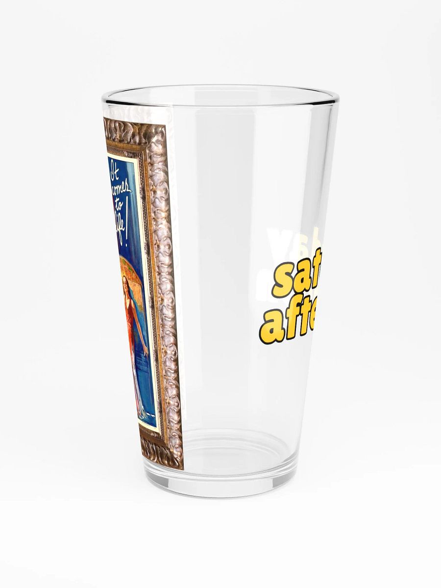 saturday afternoon pint glass: all wrapped up product image (3)