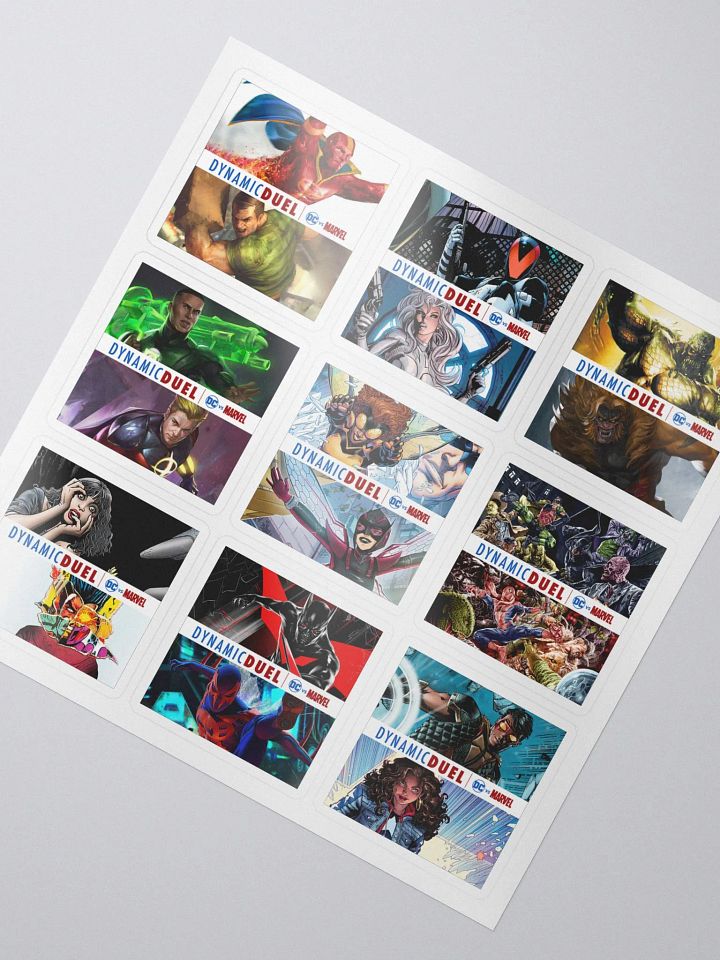 Dynamic Duel Episode Cover Stickers - Series 15 product image (2)