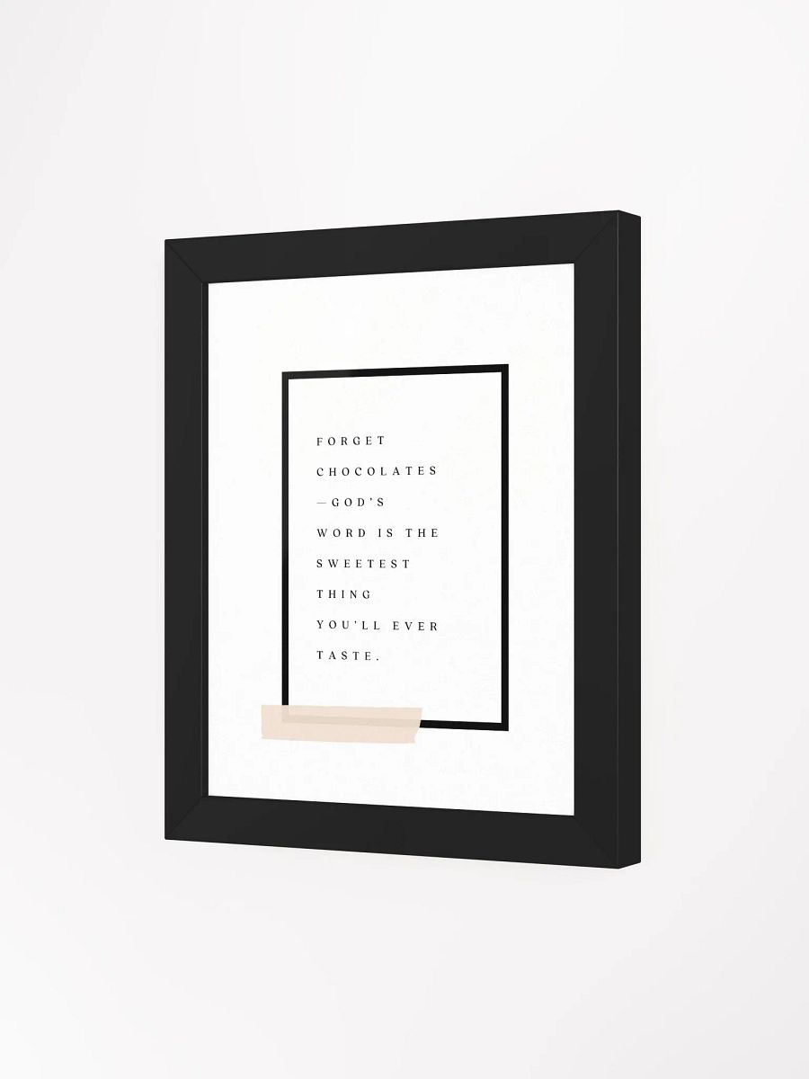 Forget chocolates—Framed Poster product image (73)