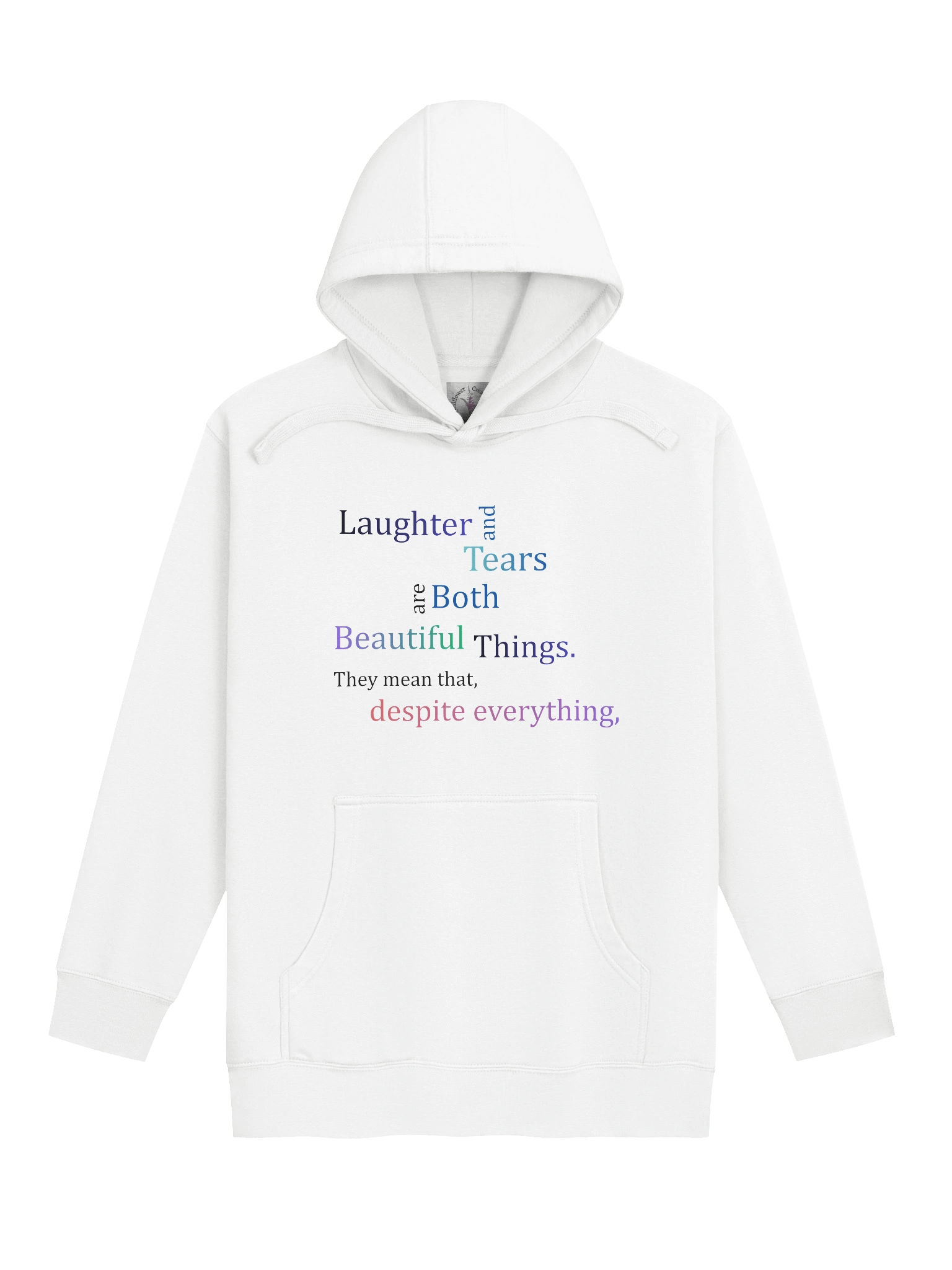 Life is Still Worth Living Hoodie - Rainbow Light product image (1)