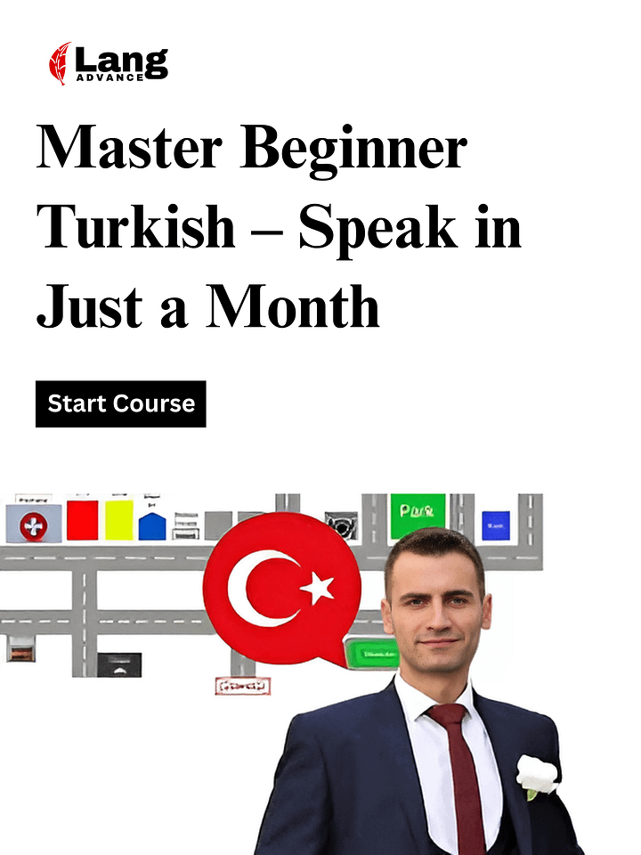 Complete Beginner's Course to Speak Turkish in a Month product image (1)