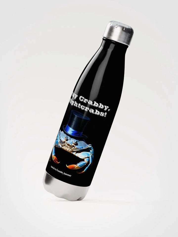 Night Crab Stainless Steel Water Bottle product image (2)