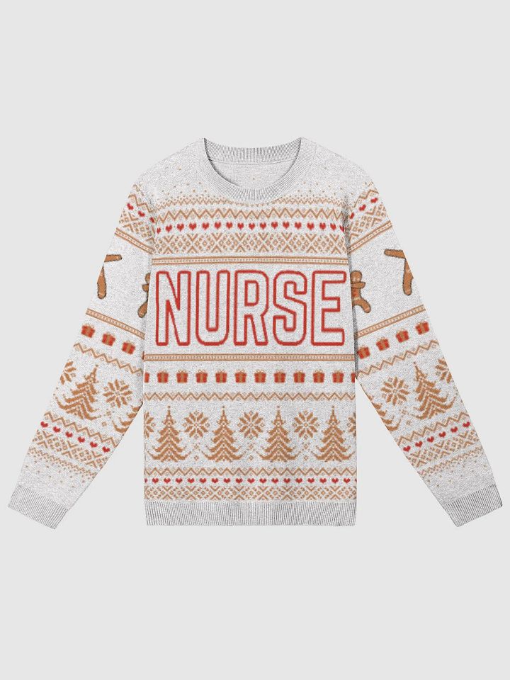 Gingerbread Nurse Knitted Crewneck product image (1)