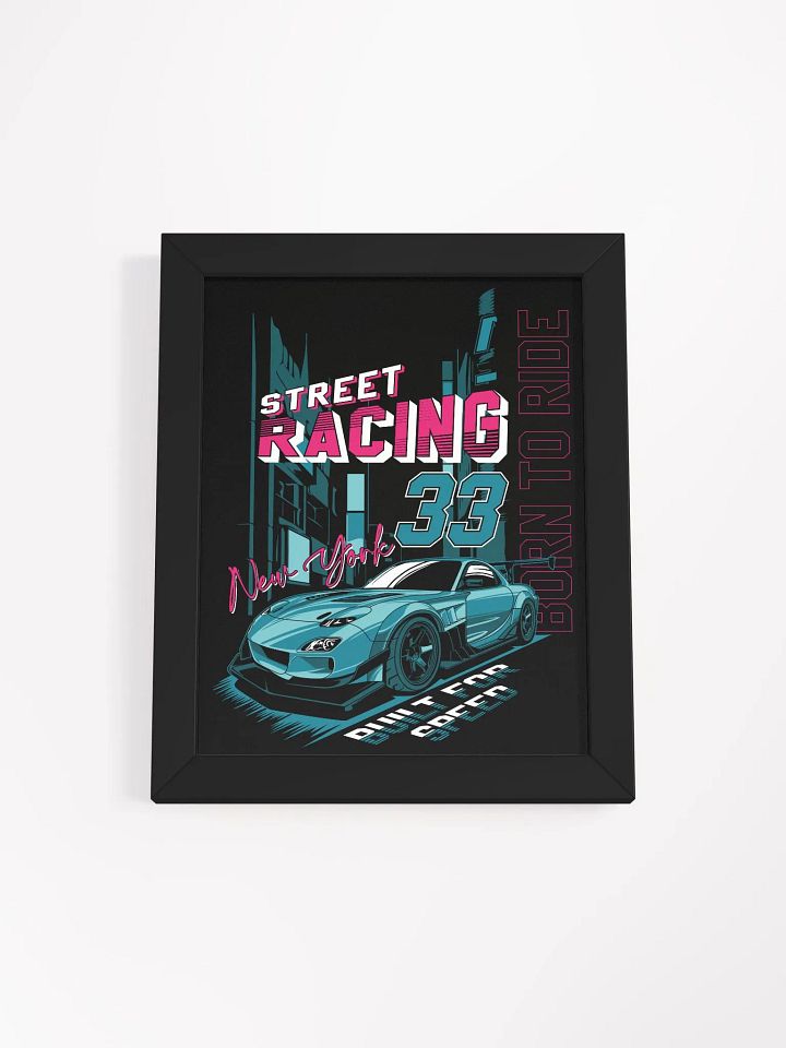 Street Racing Framed Matte Poster product image (1)
