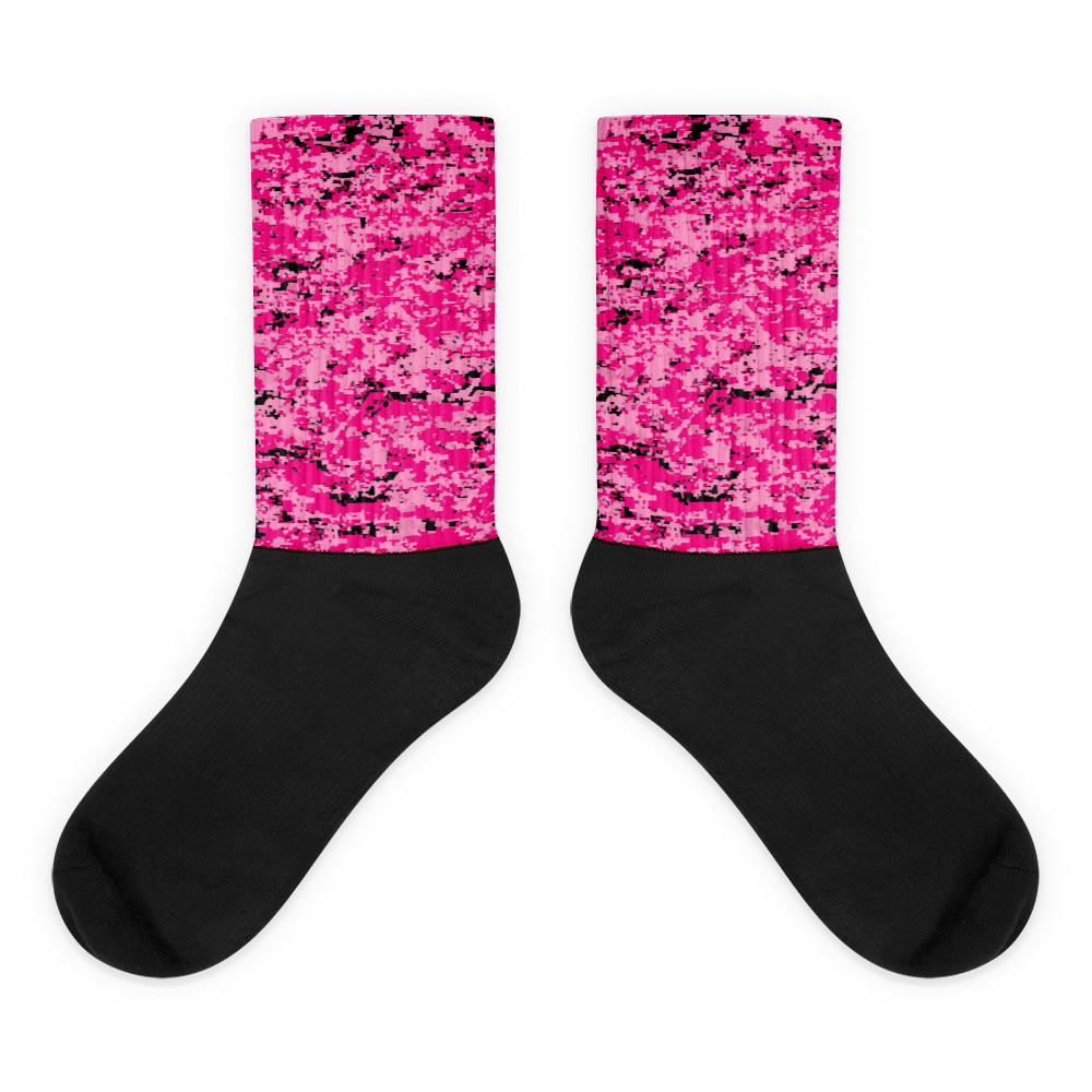 Pixelated Camo Dreams Sublimated Socks product image (1)