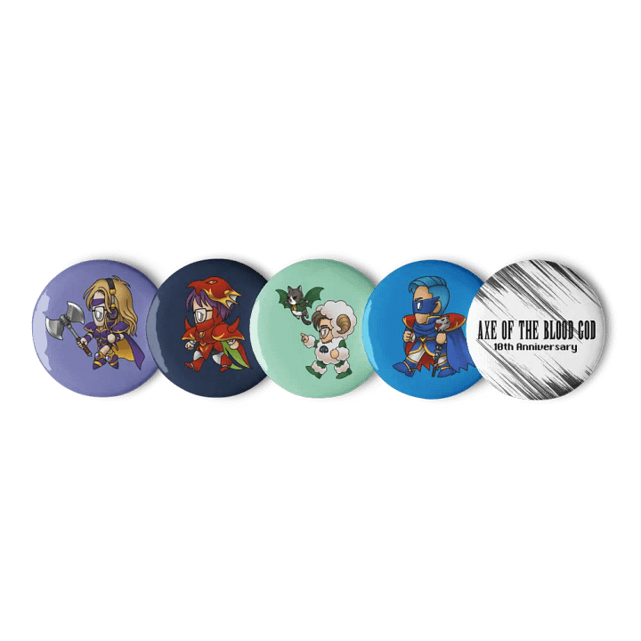 Blood God 10th Anniversary Pin Set product image (1)