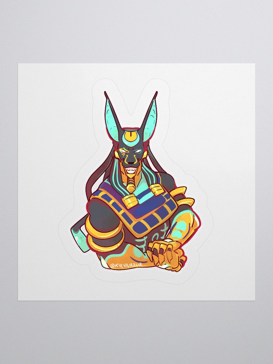 Cyber Anubis Sticker product image (3)