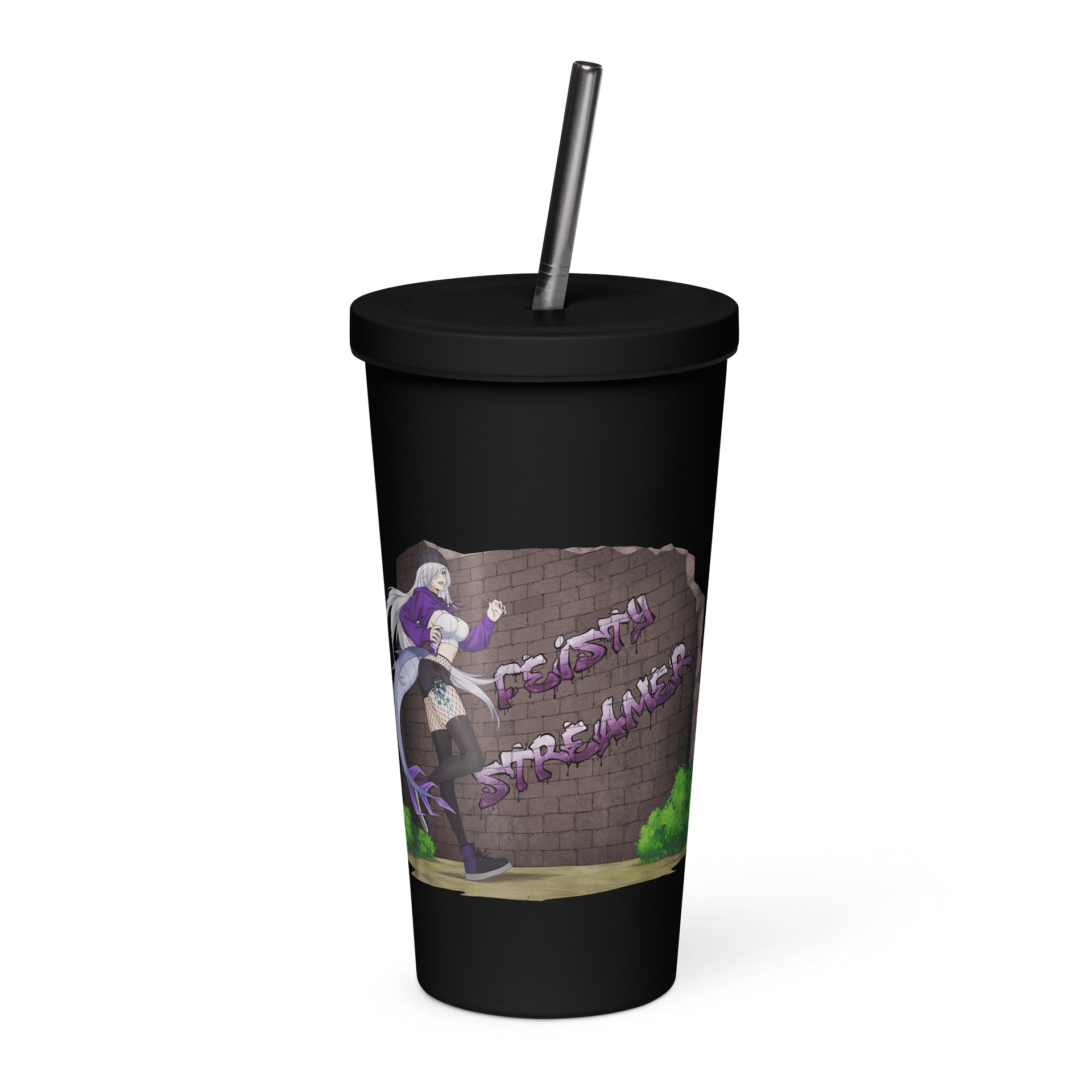 Feisty Graffiti Tumblr w/straw! product image (1)