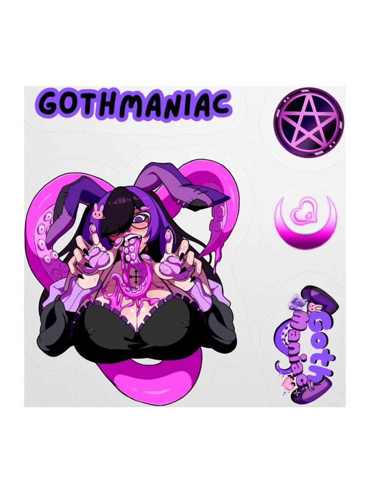 💜GothManiac 🐰Stickers🔮 product image (2)