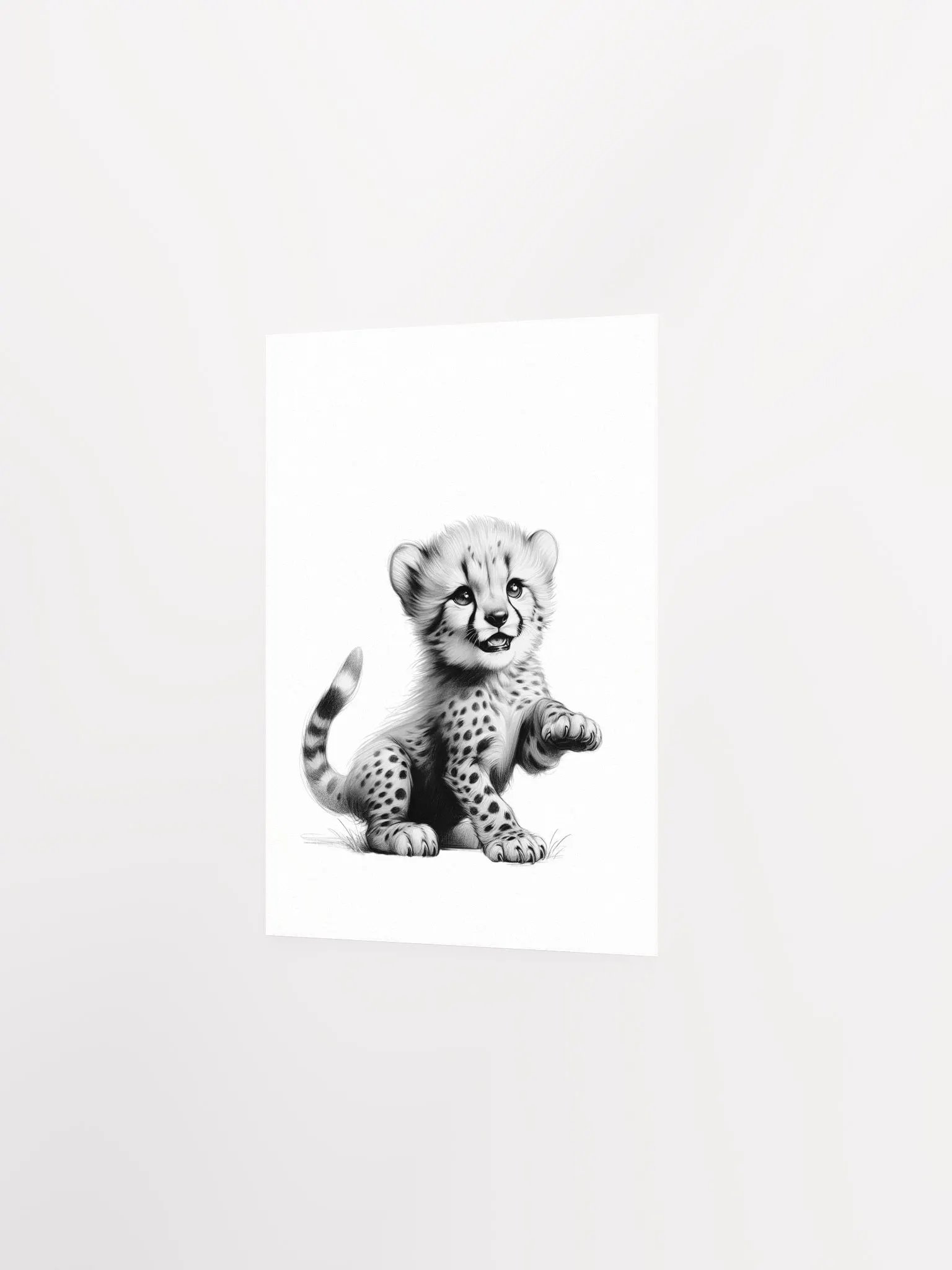 Cheetah Safari Nursery Print No 3 product image (3)
