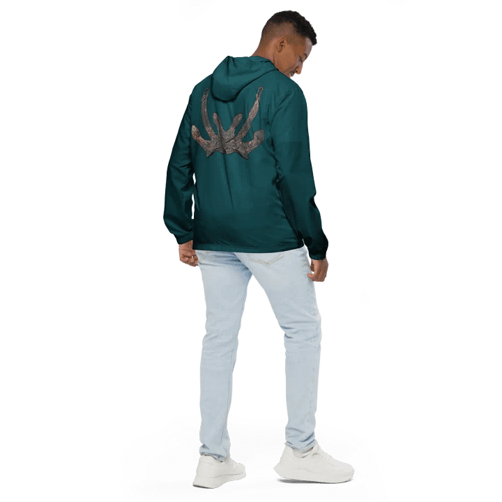 Teal Anchor Windbreaker product image (1)