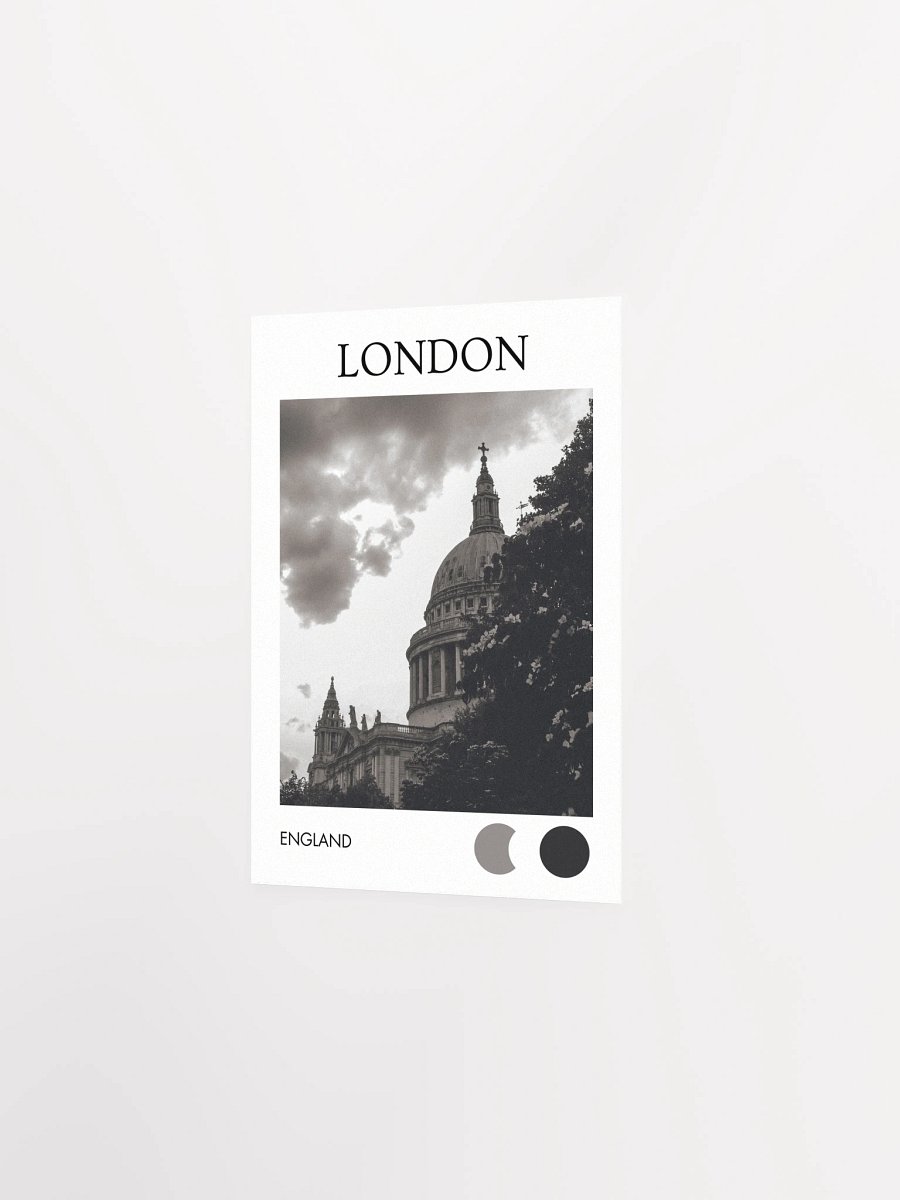 Flowers of St. Paul - Black & White City Print product image (14)