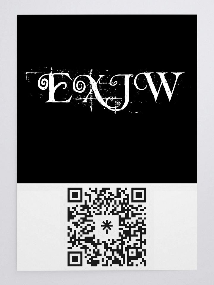 EXJW Sticker W/ QR code to Free Ebook product image (1)