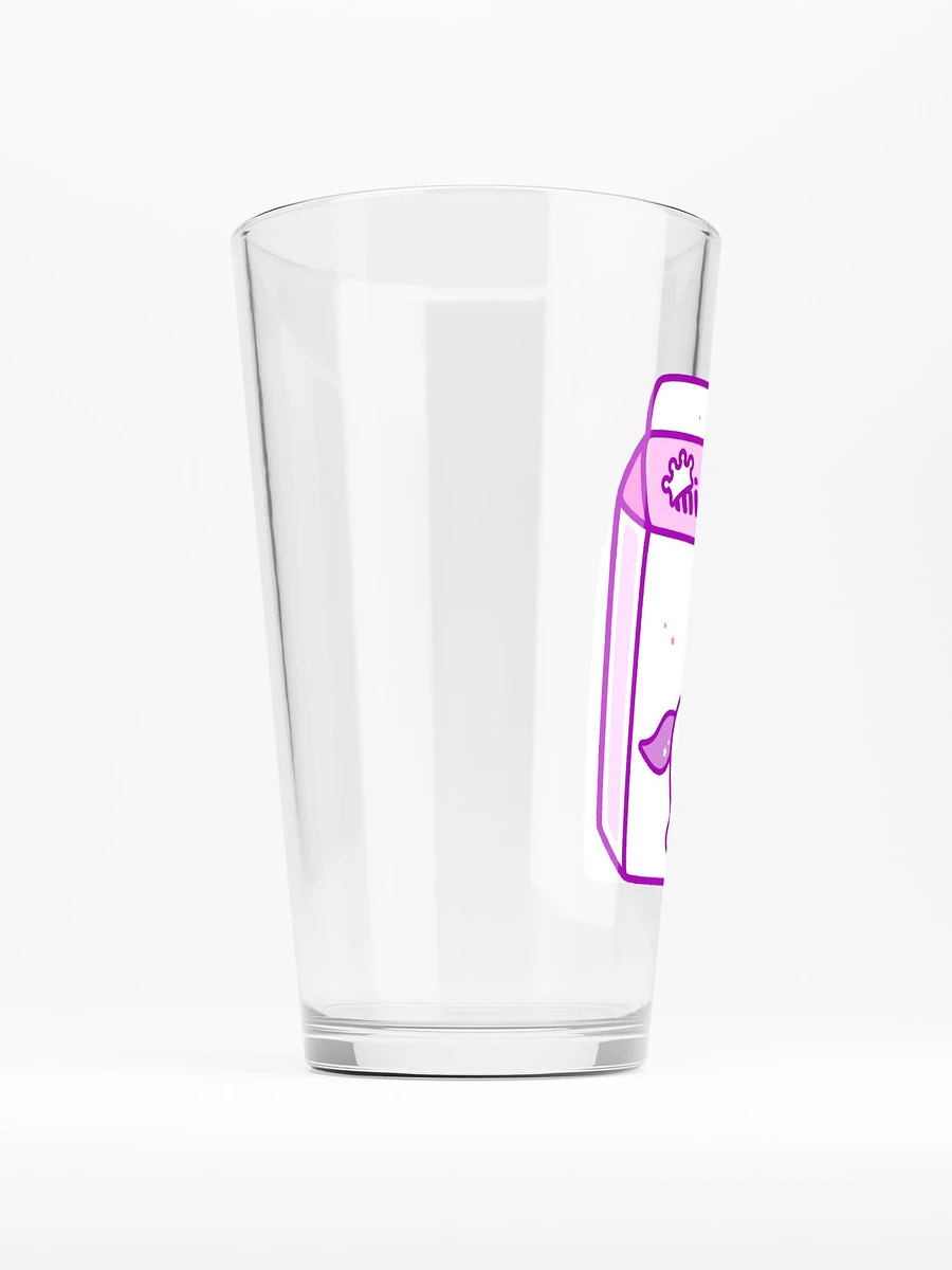 Milky Pixel Logo Shaker Pint Glass product image (2)
