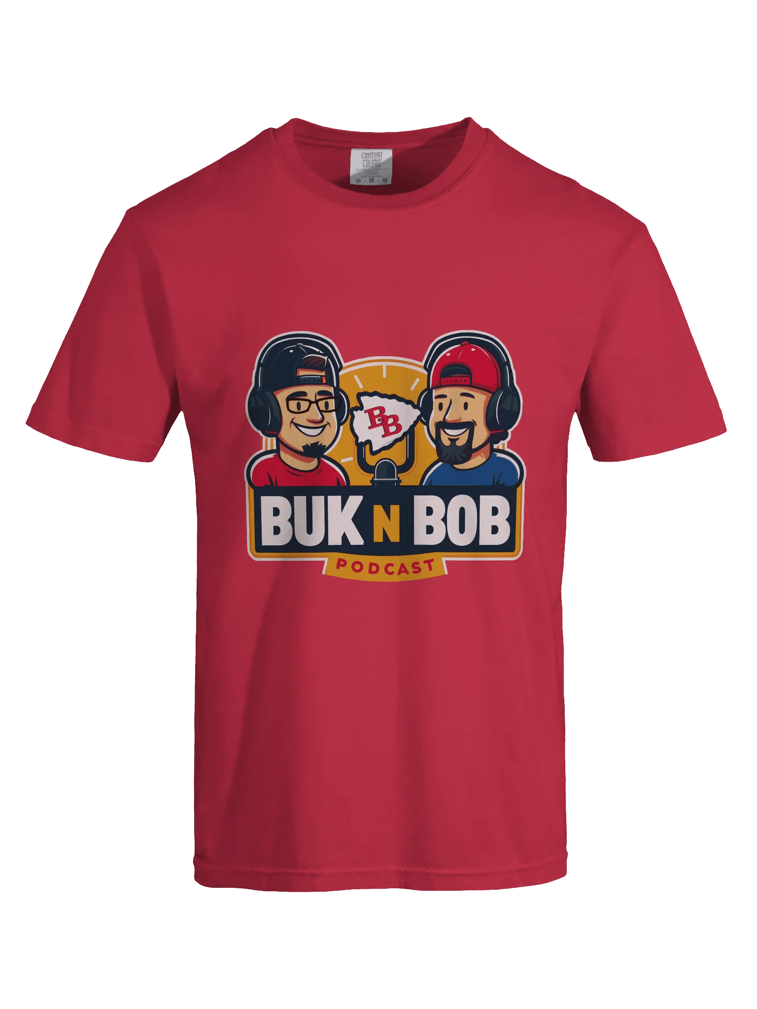 Buk N Bob Podcast Logo T-Shirt Image Dye product image (41)