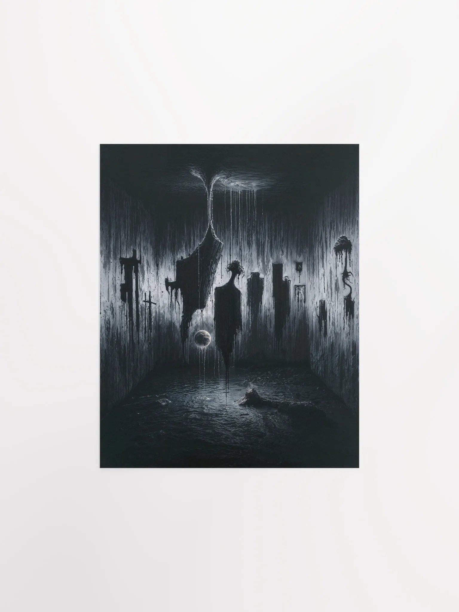 Hanging Silhouettes Matte Poster product image (1)