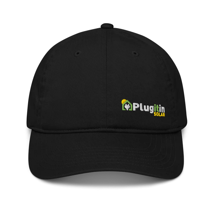 Plug It In Solar High-Quality Organic Dad Hat product image (1)