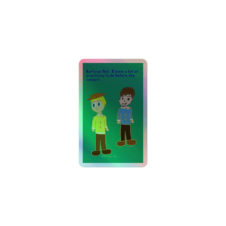 Practice Makes Perfect Holographic Sticker Set product image (1)