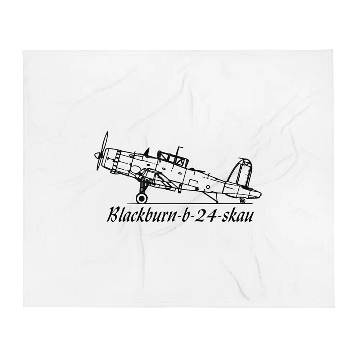 Blackburn b 24 skau Aircraft. Mystic Night Throw Blanket product image (13)