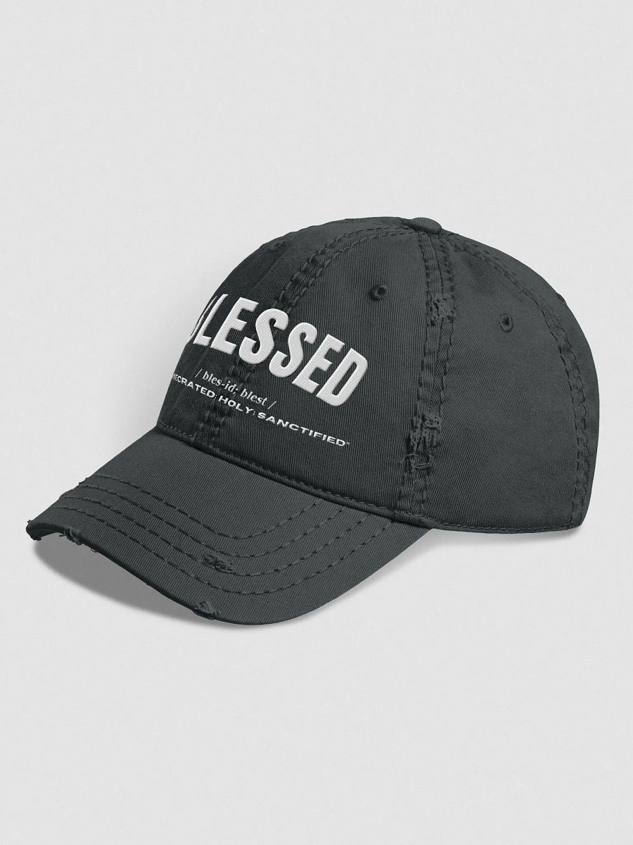 "BLESSED" Distressed Dad Hat product image (2)