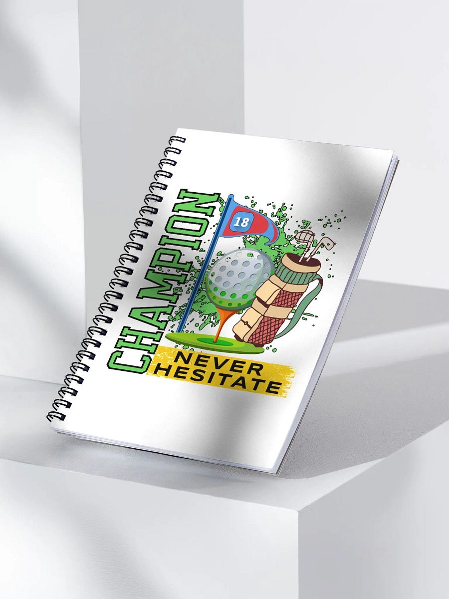 Champion Never Hesitate Golfing Spiral Notebook product image (2)