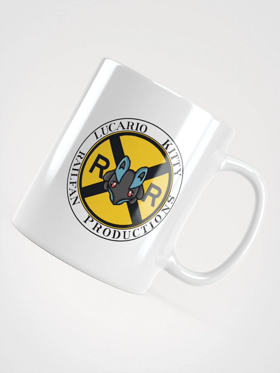 Lucario Kitty Railfan Productions logo Mug product image (10)