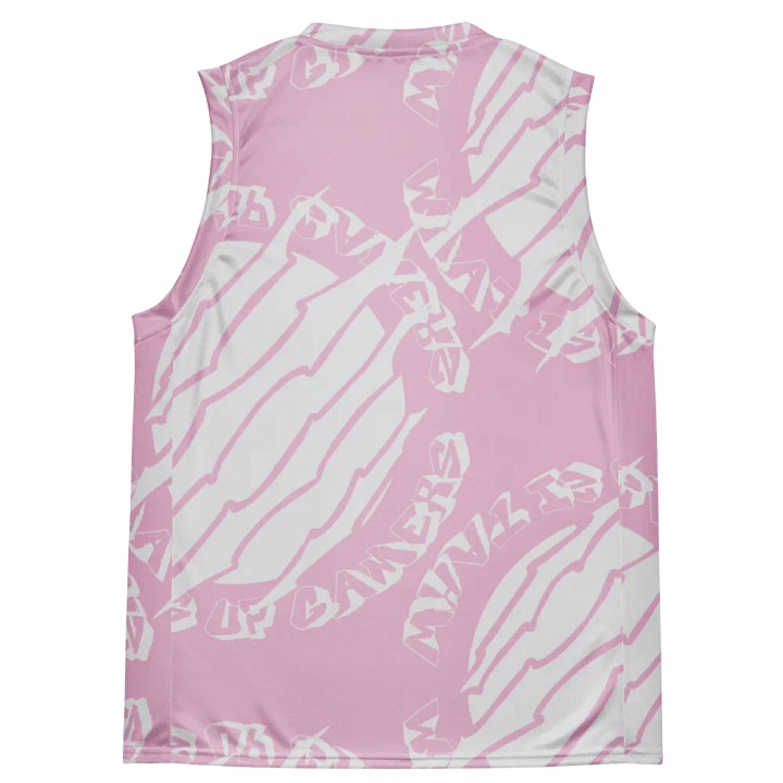 [ ITZJOEL44 ] PINK/WHITE Basketball Jersey product image (2)
