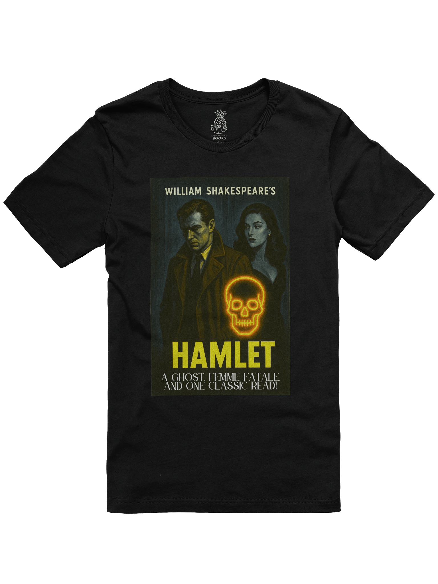 William Shakespeare "Hamlet" 1950's Noir Film Poster Unisex T-Shirt product image (1)