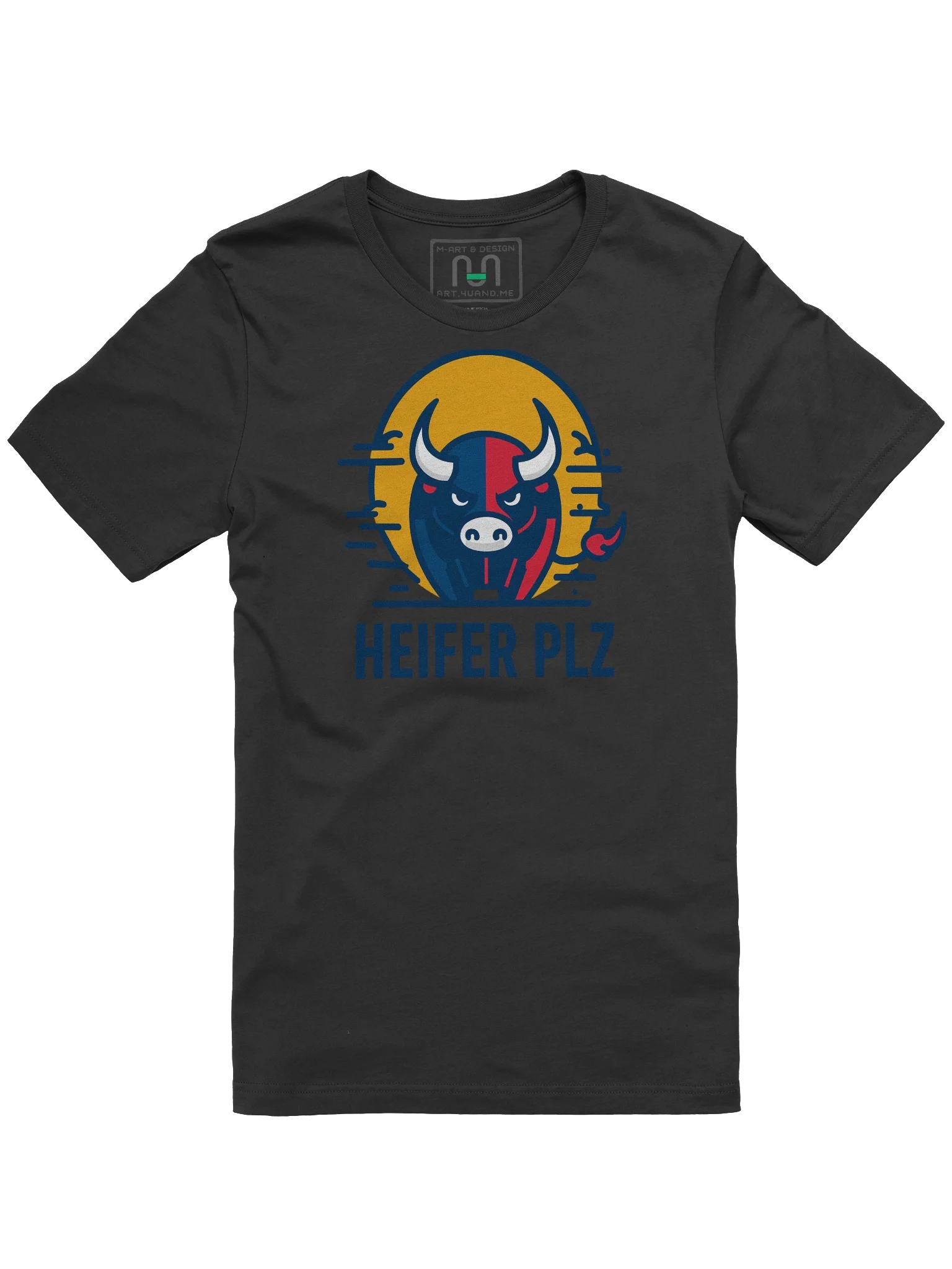 HEIFER PLZ Power Tee – Unleash the Bull, Own the Flame product image (1)