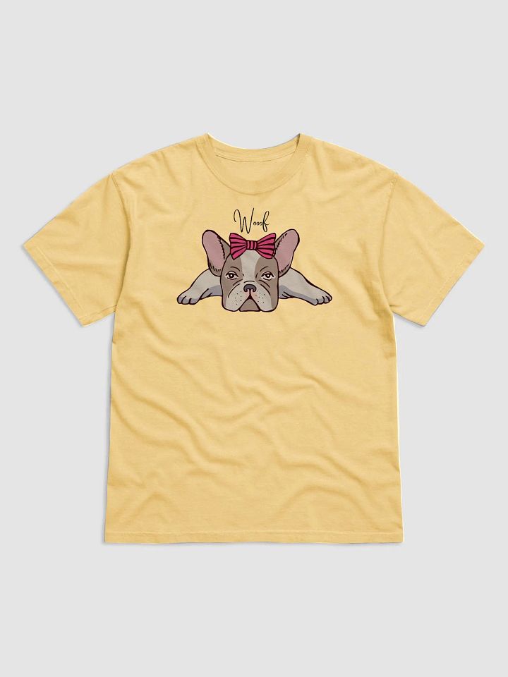 Girly French Bulldog Comfort Colors T-Shirt product image (2)