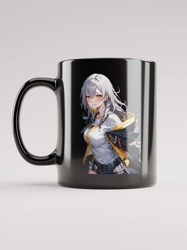 Black Glossy Mug - Trailbazer Female (Honkai Star Rail) product image (1)