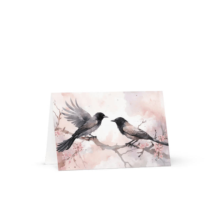 All-Occasion Greeting Card: Loving Crows product image (1)