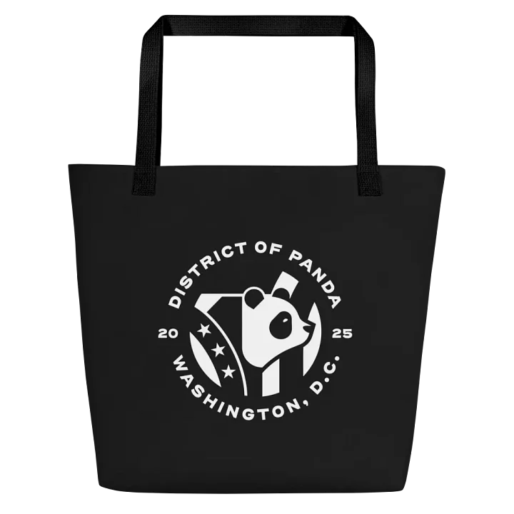 District of Panda Large Tote product image (2) Image 2
