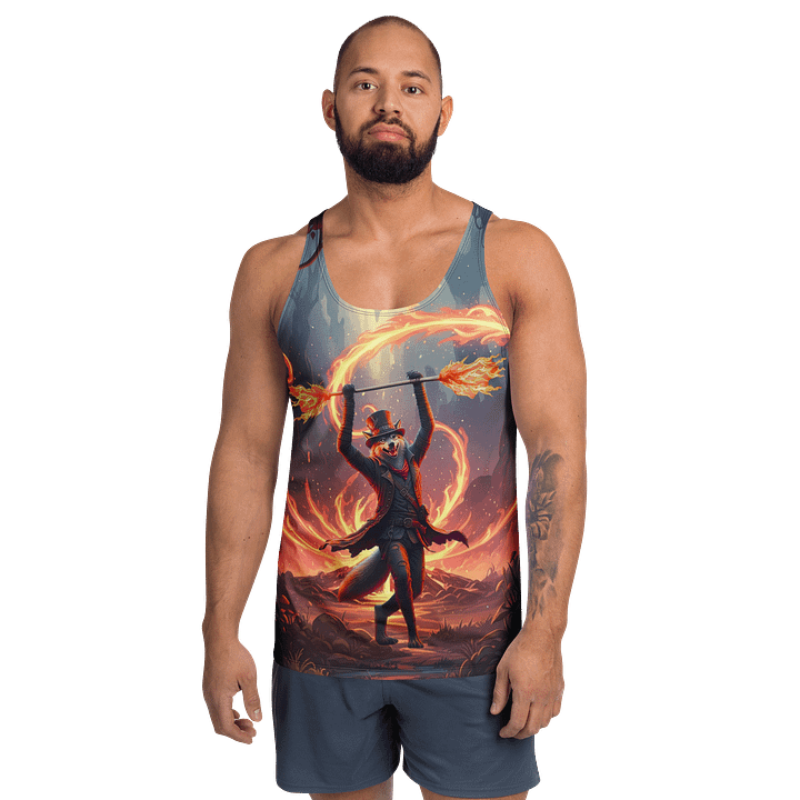 Fire Dance Wolf Tank Top product image (1)