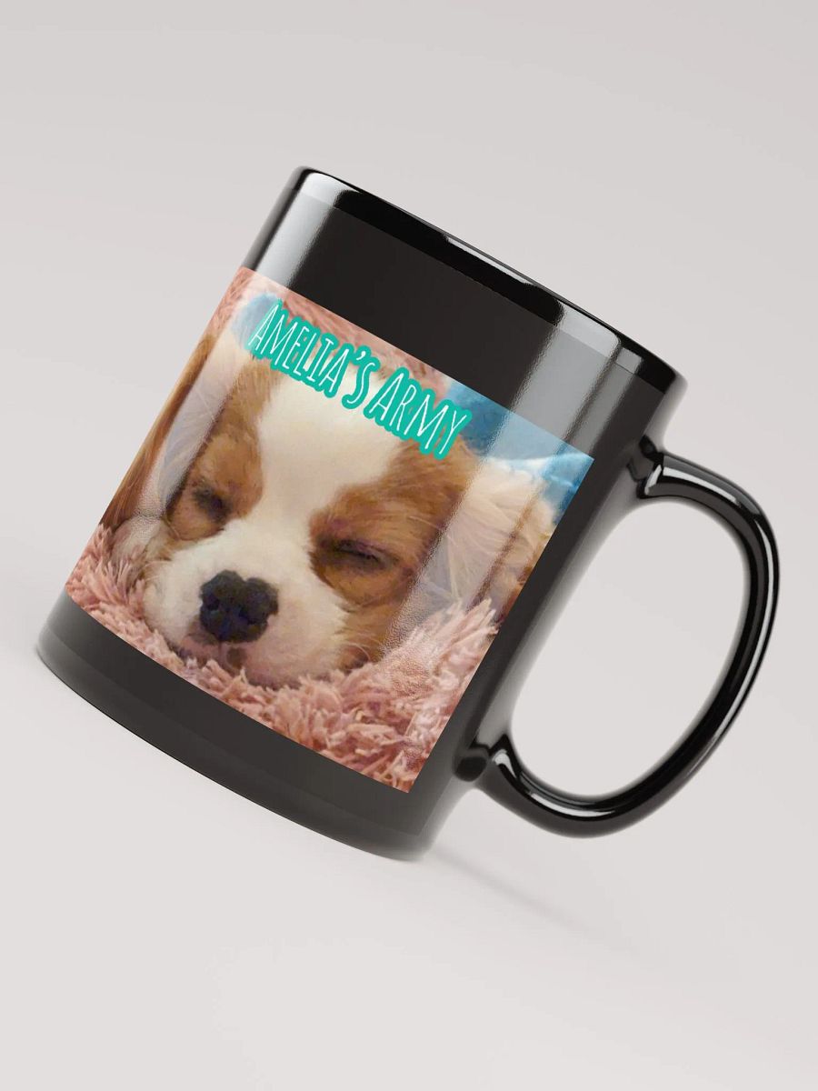 Amelia's Army Black Coffee Mug product image (4)