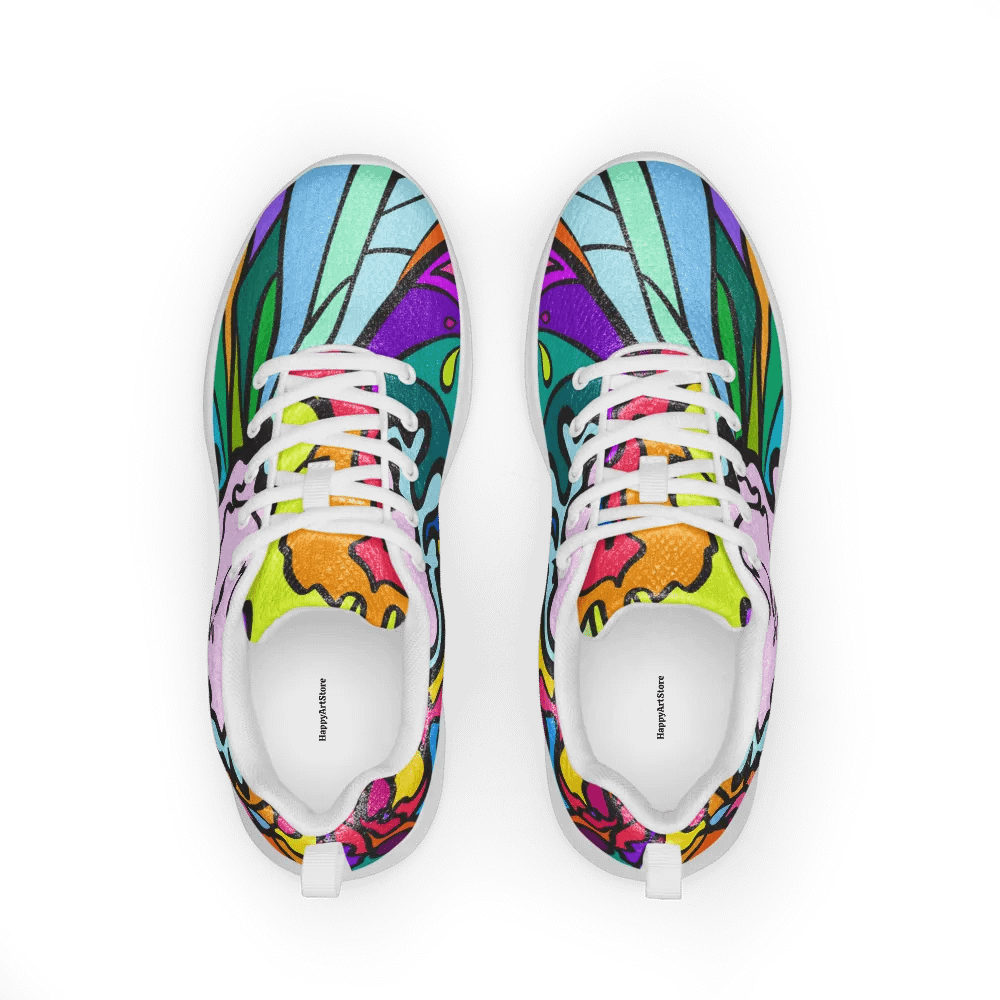 Vibrant Fusion Men's Sneakers - Wave at Sunset product image (1)