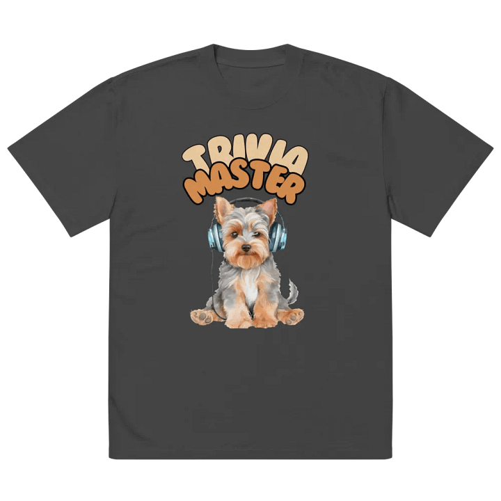 Yorkie Trivia Master Faded T-Shirt product image (2)
