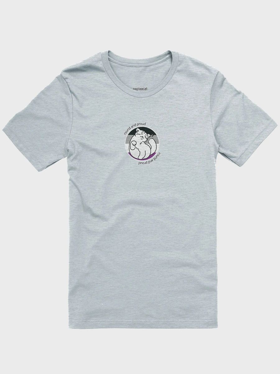Round and Proud Manul Asexual Version - Bella+Canvas Unisex T-Shirt product image (4)