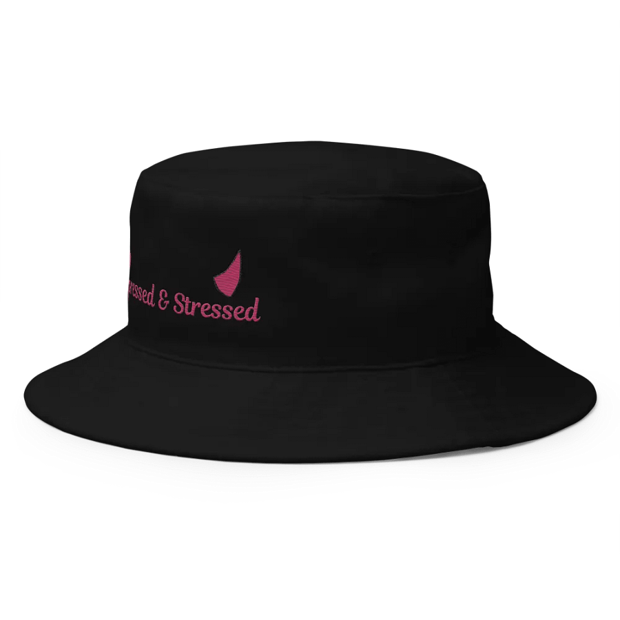 Depressed & Stressed Embroidered Bucket Hat product image (9)