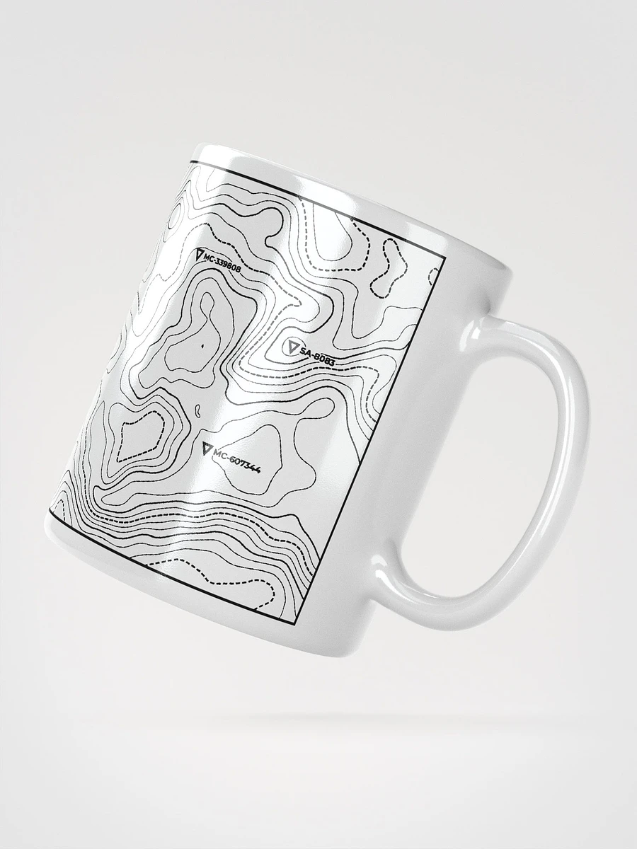 Topographic Mug - White product image (3)