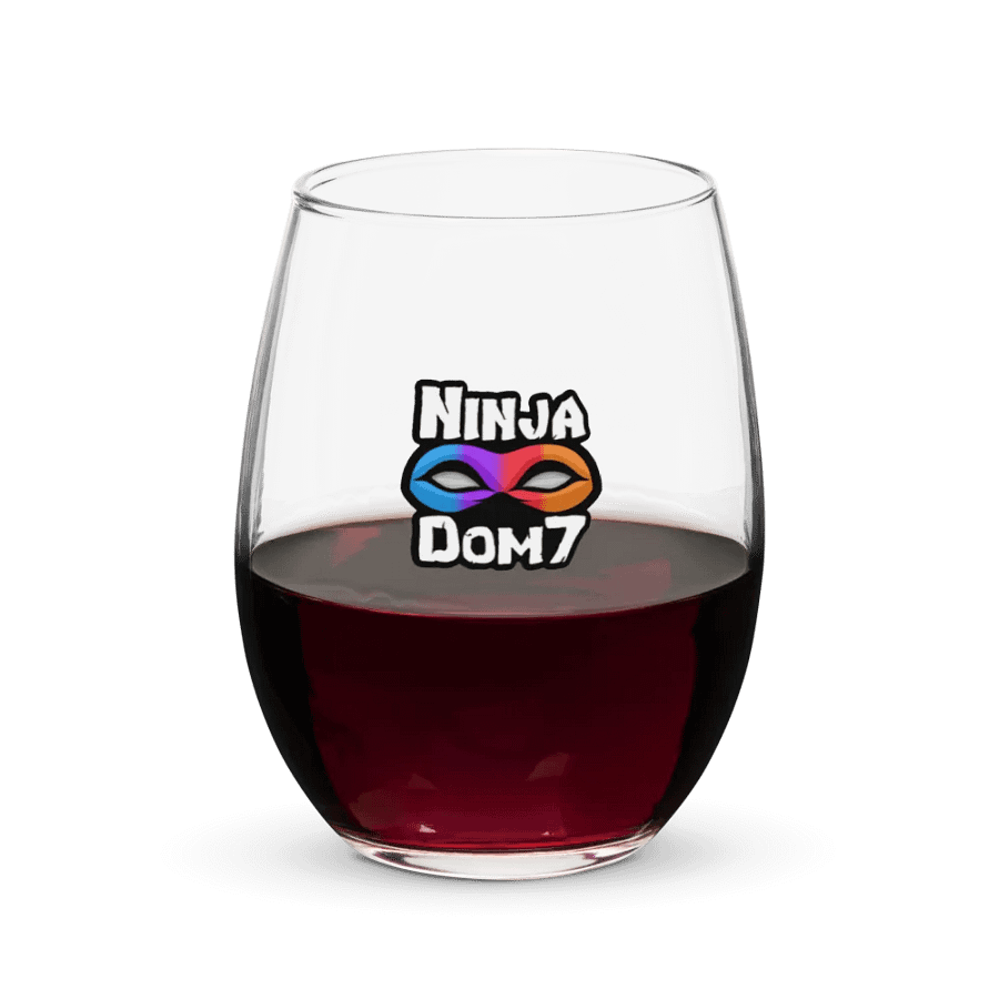 Ninja Logo Stemless Wine Glass product image (1)