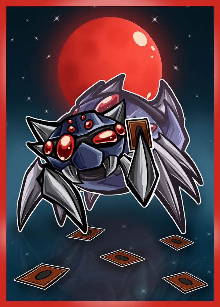TDL Spider Blood Moon Card Sleeves 50-pack product image (1)