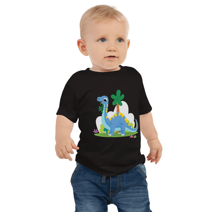Dino Delight Baby Tee product image (1)