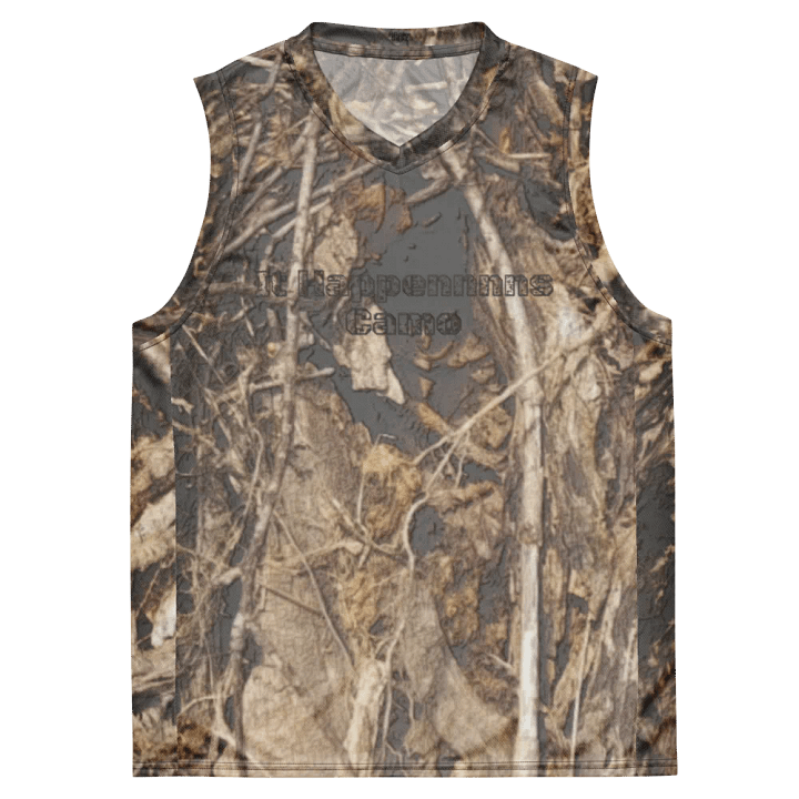 Recycled Unisex Basketball Jersey - Dead Split - It Happennnns Camo product image (2)
