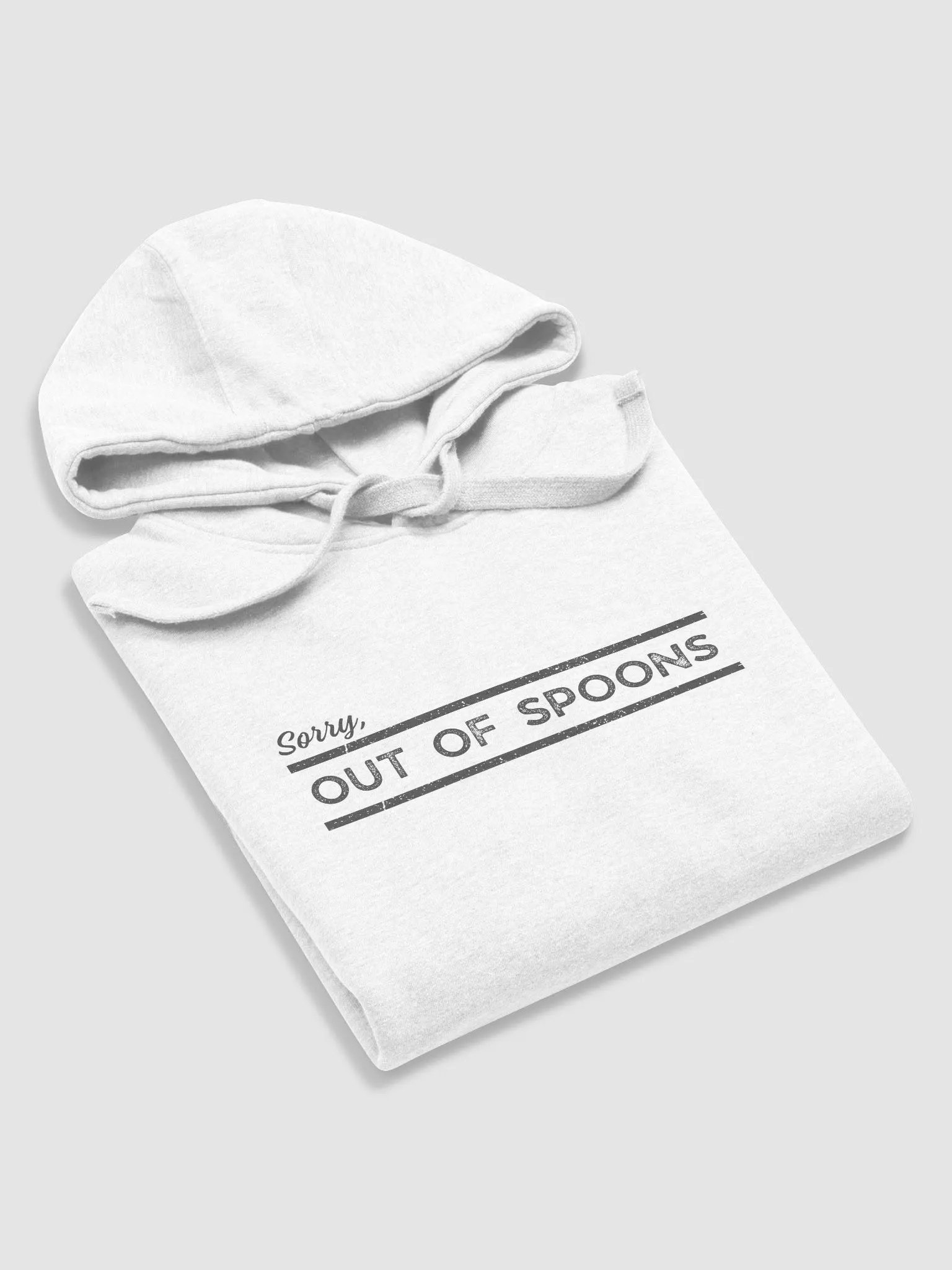 Out of S[poons] Grey Hoodie product image (6)