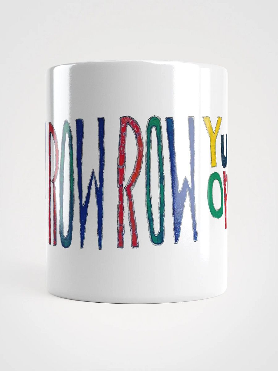 Row Row Row Your Boat White Ceramic Mug product image (3)