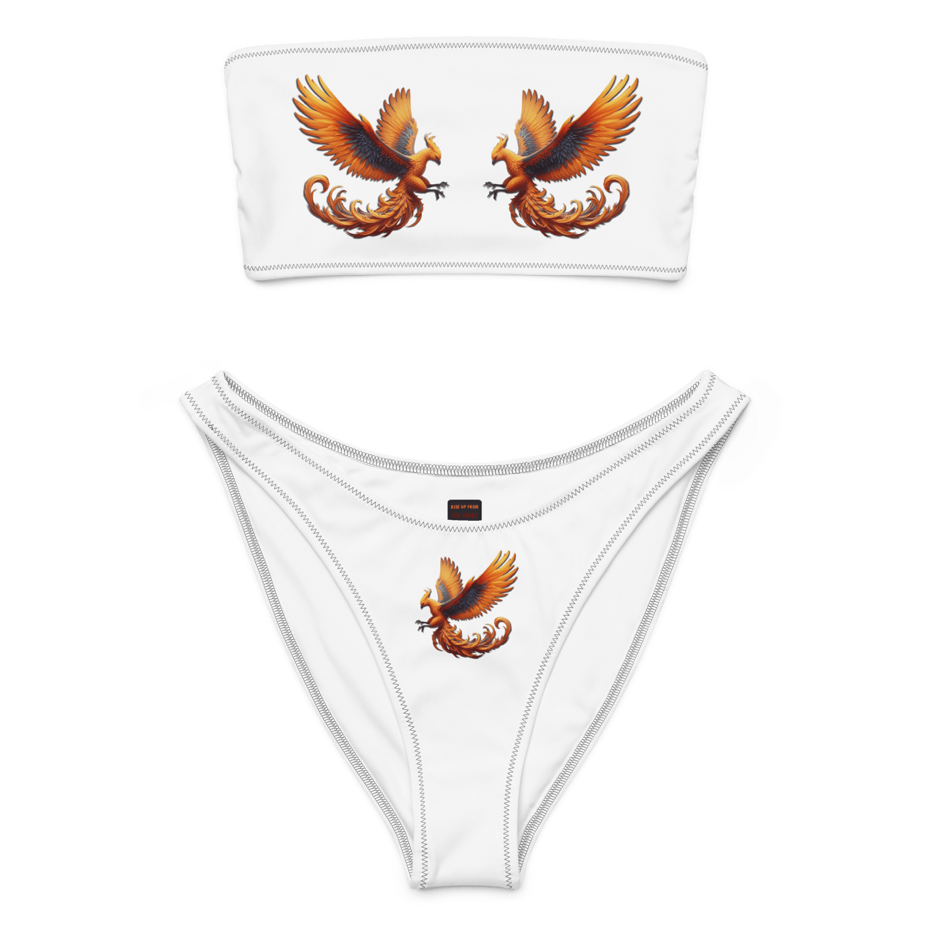 Mythical Firebirds All-Over Bandeau Bikini product image (1)